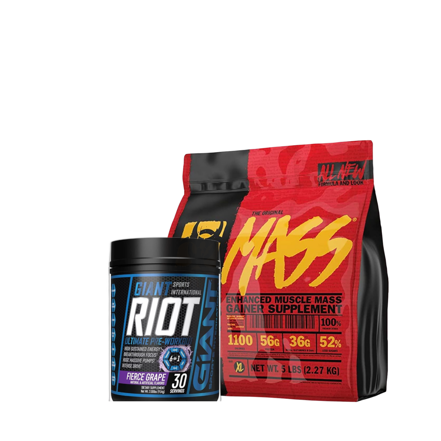 Mutant Whey 15lbs + Giant Riot 2lbs